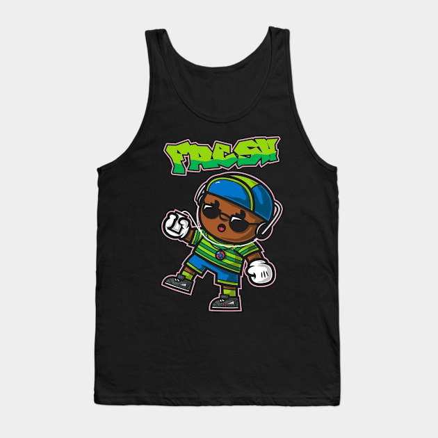 POP Cartoons: FRSH Tank Top by krisren28